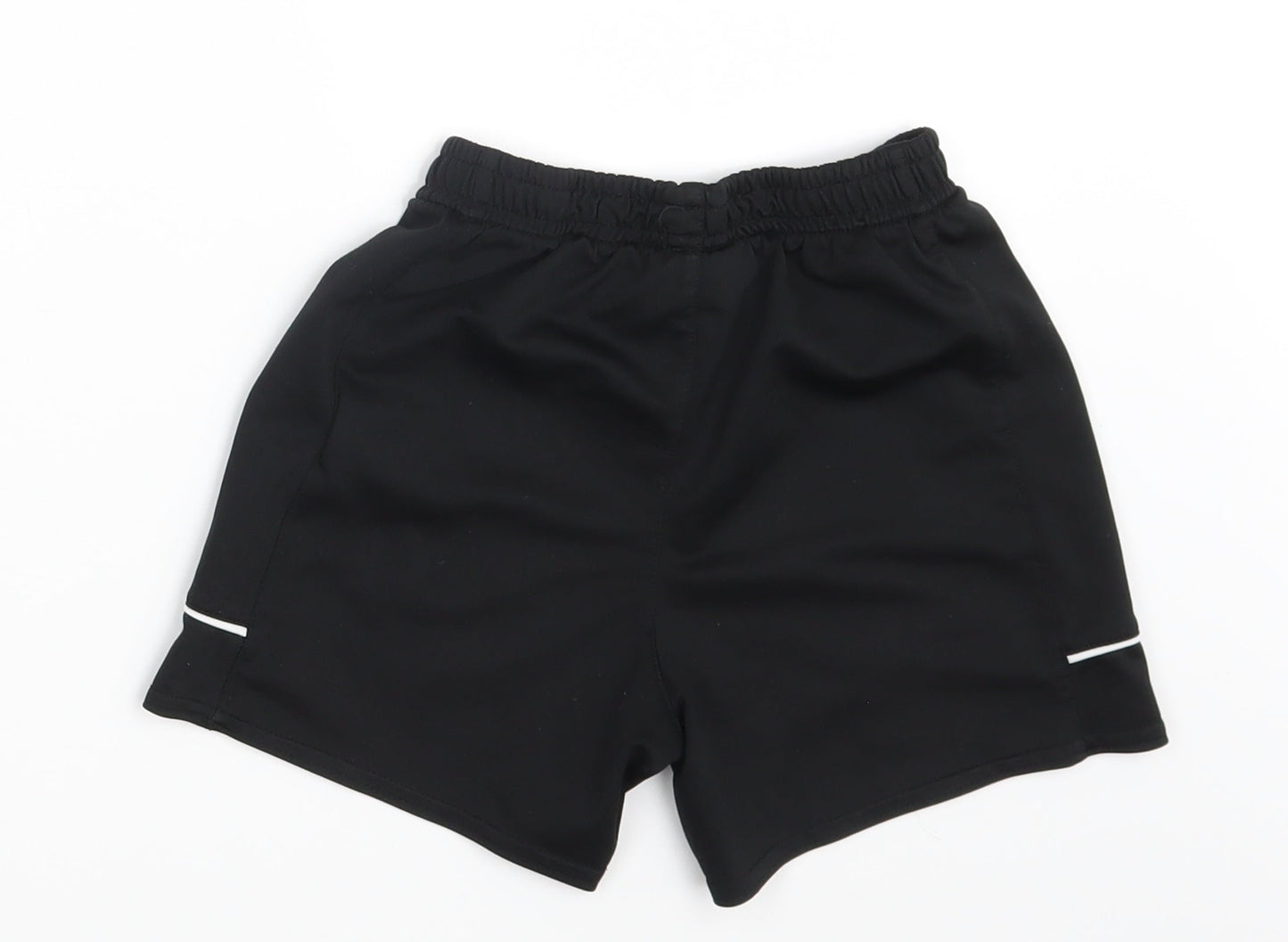 Umbro Boys Black   Sweat Shorts Size 6-7 Years - Waist 16in