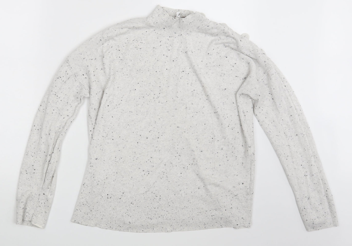 NEXT Womens White Polka Dot  Pullover Jumper Size 14
