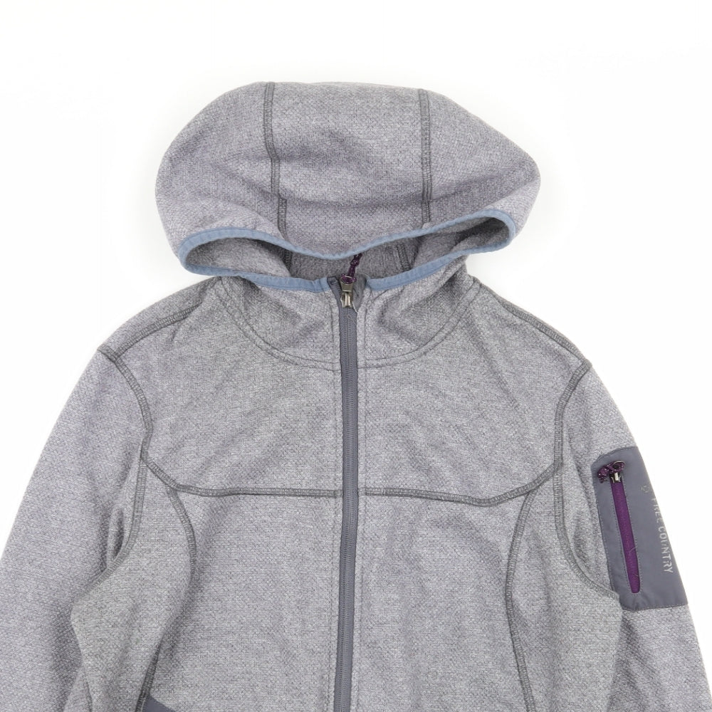 Free Country Womens Grey   Full Zip Jumper Size M
