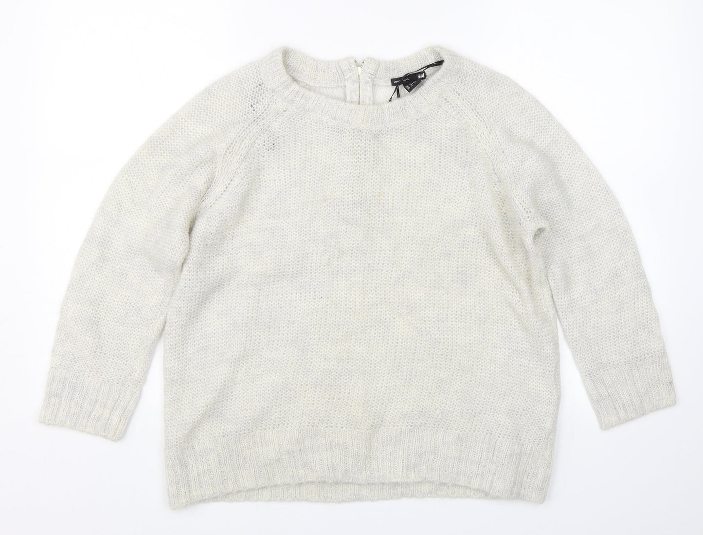 H&M Womens Beige   Pullover Jumper Size M