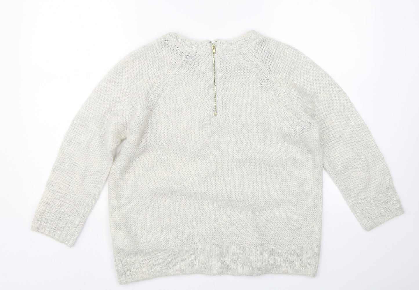 H&M Womens Beige   Pullover Jumper Size M