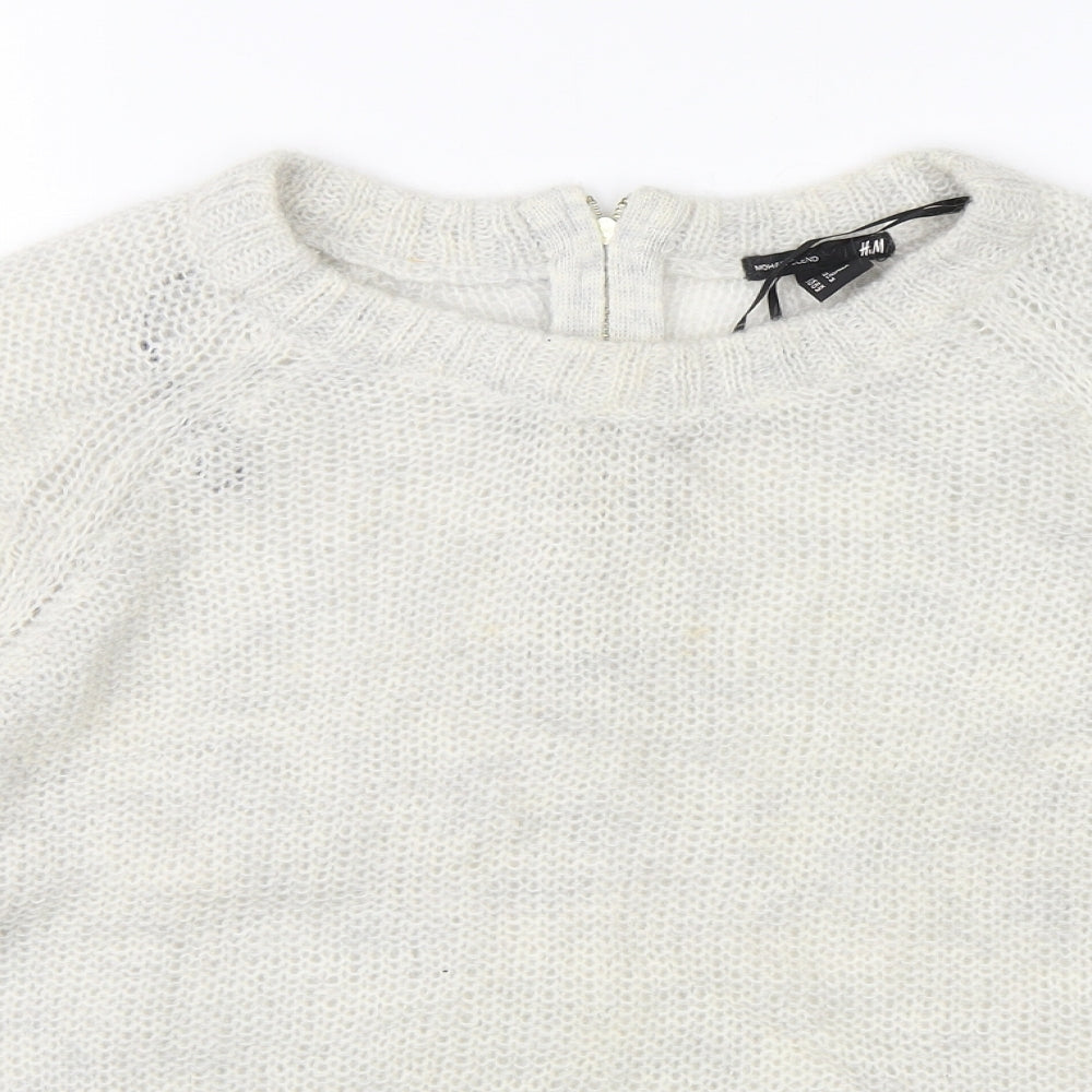 H&M Womens Beige   Pullover Jumper Size M