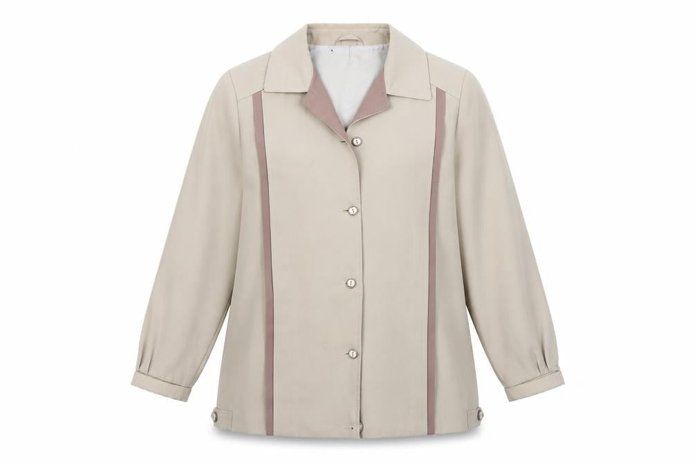 Preworn Womens Beige   Trench Coat Coat Size L