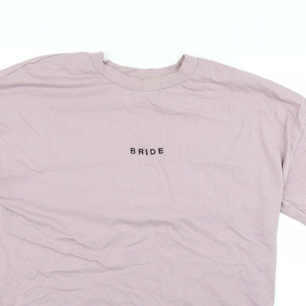 Stanley/stella Womens Purple   Basic T-Shirt Size S  - Bride