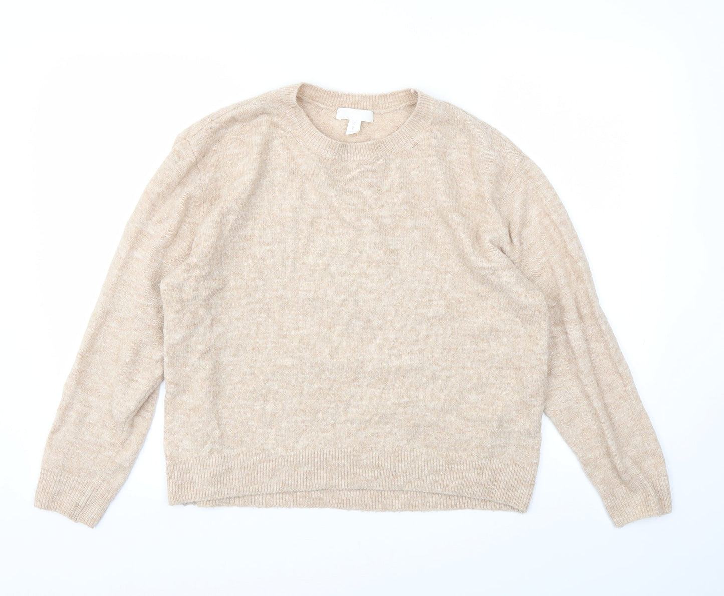 H&M Womens Beige   Pullover Jumper Size S