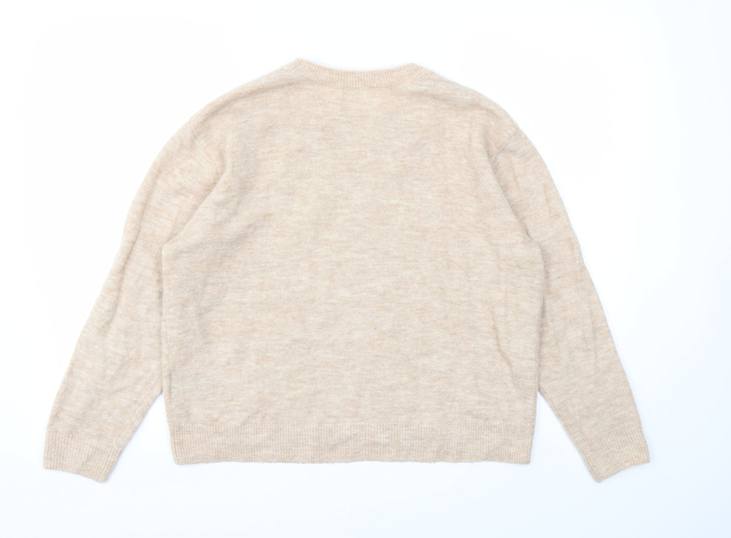 H&M Womens Beige   Pullover Jumper Size S