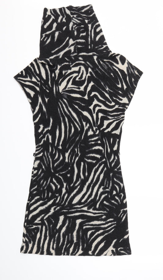 belly barclay Womens Brown Animal Print  Fit & Flare  Size 10