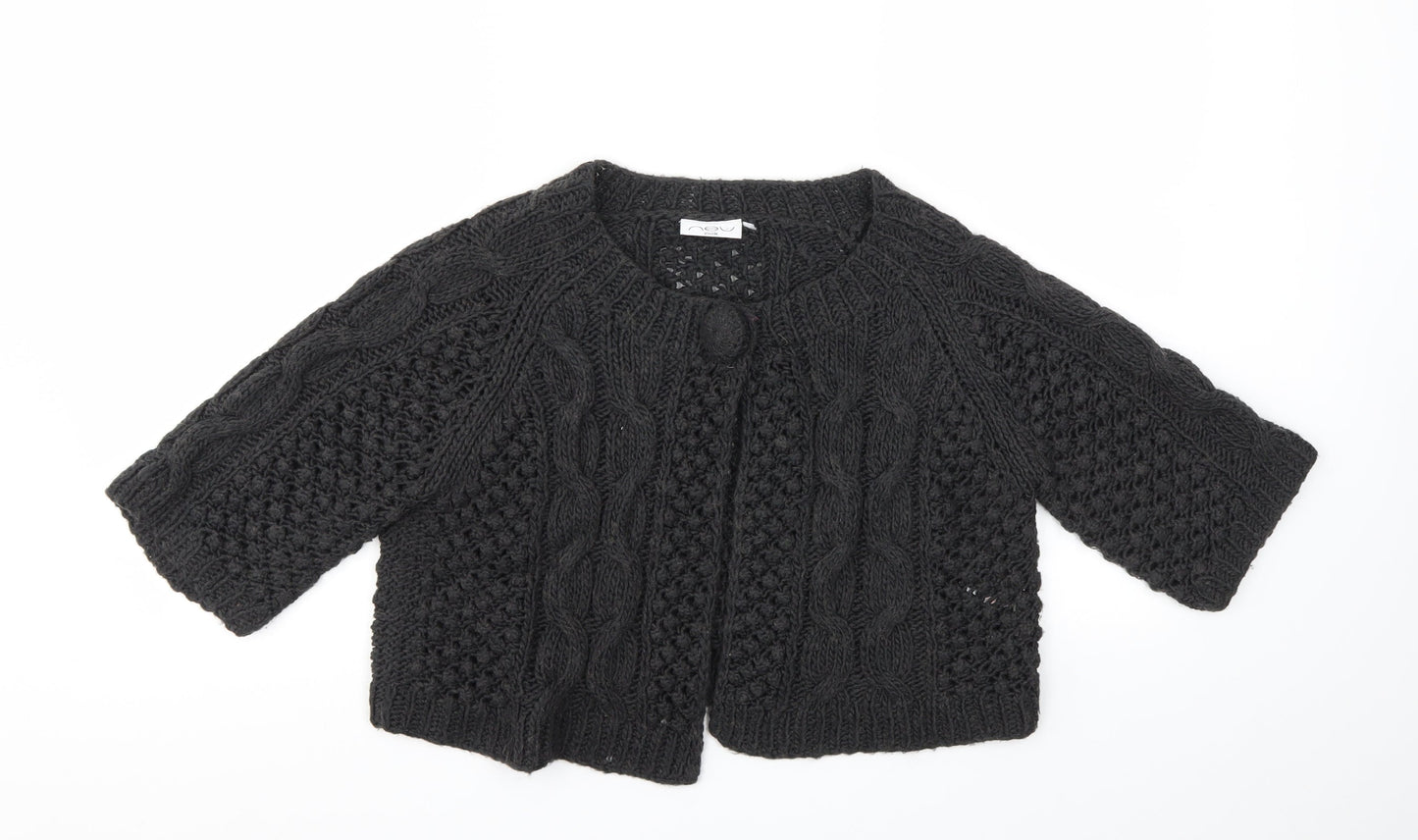 New Look Womens Grey   Cardigan Jumper Size 12