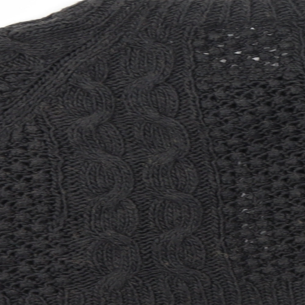 New Look Womens Grey   Cardigan Jumper Size 12