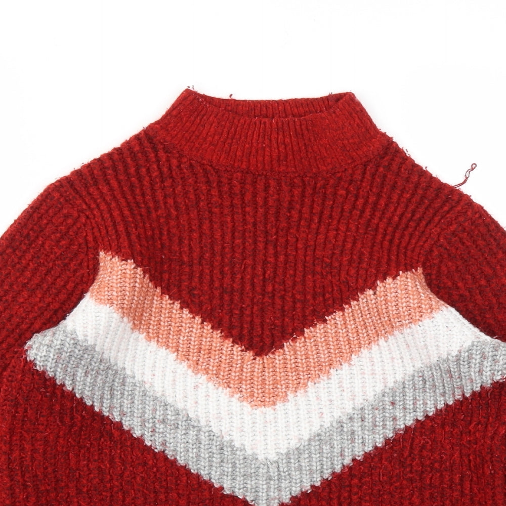 Matalan Womens Red   Pullover Jumper Size M