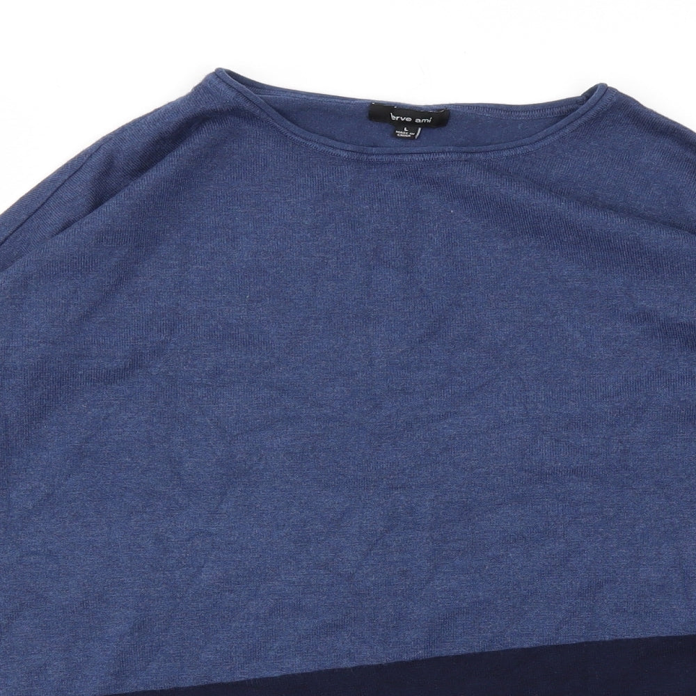 Verve Ami Womens Blue   Pullover Jumper Size L