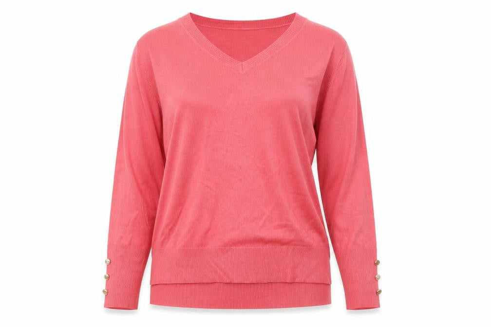 Primark Womens Pink   Pullover Jumper Size L