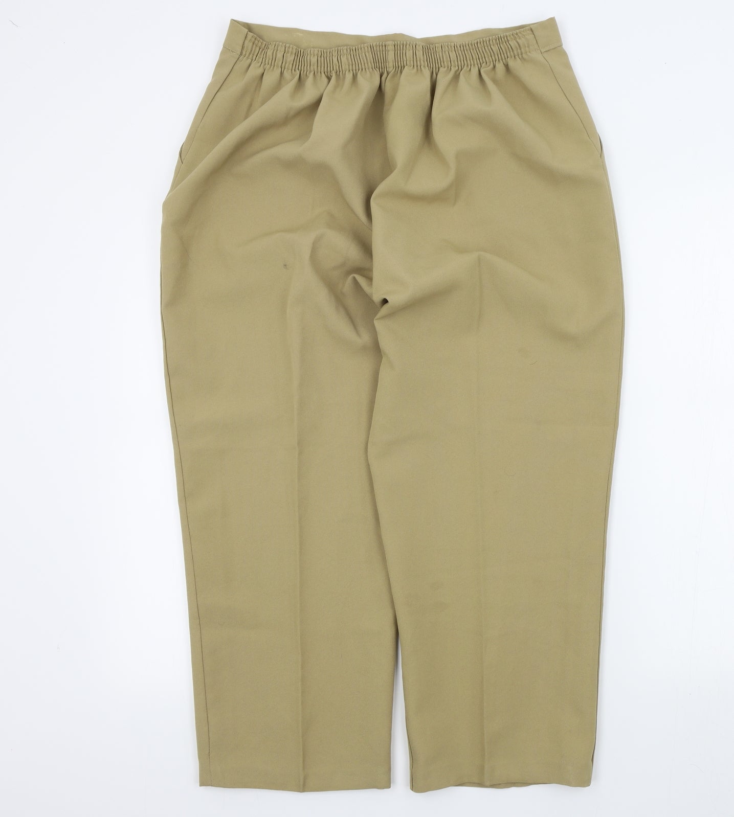 Preworn Womens Beige   Trousers  Size 18 L23 in