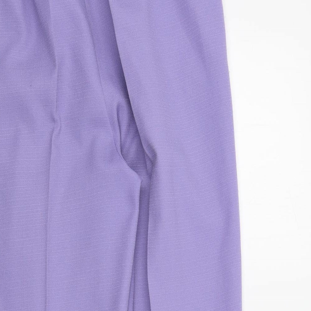 SEPARATE ISSUE Womens Purple   Trousers  Size 14 L23 in