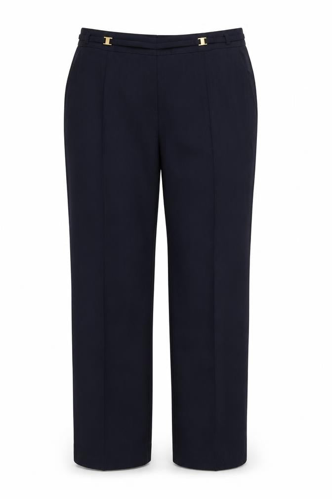 M&S Womens Blue   Trousers  Size 12 L26 in