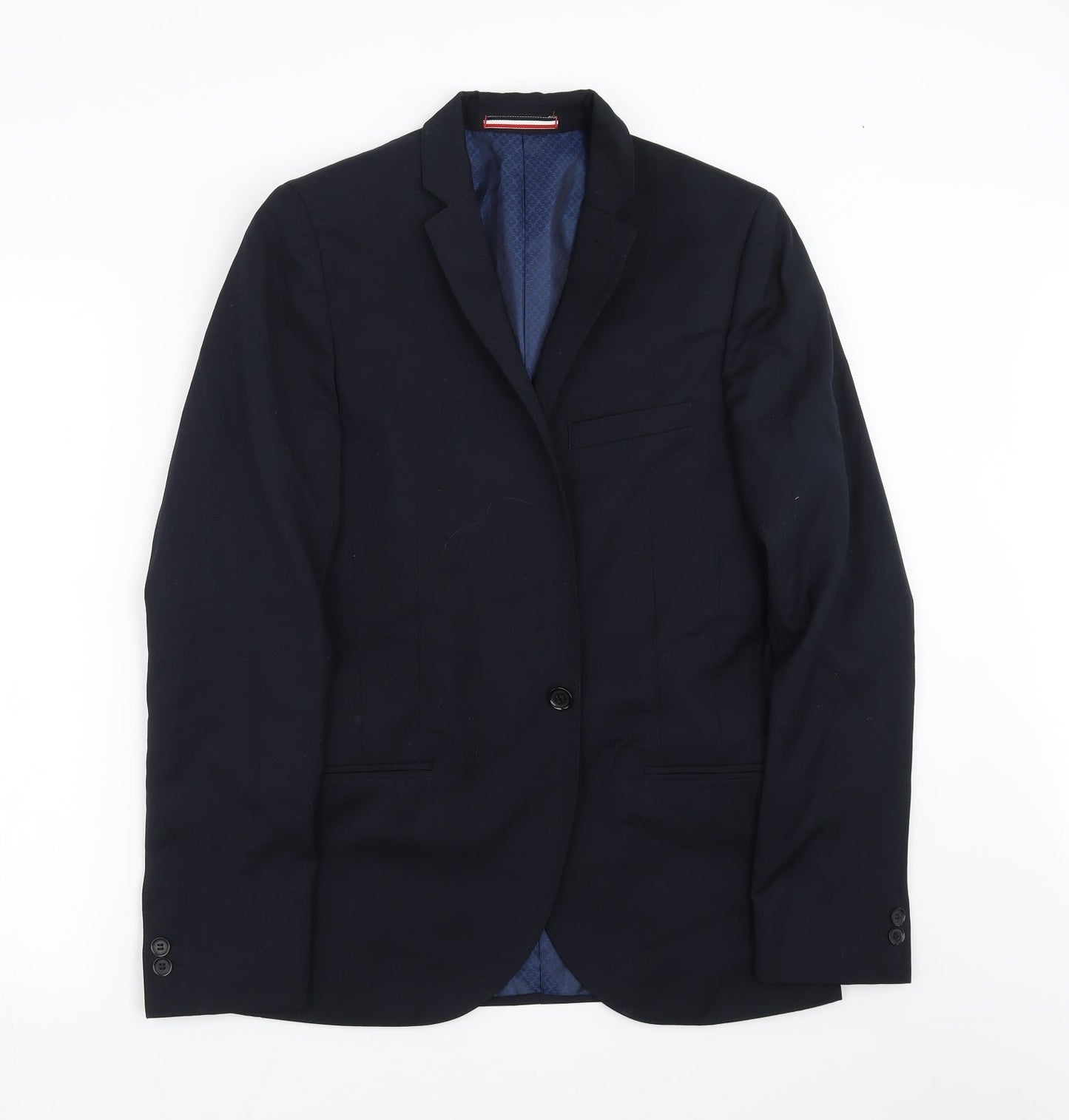 Ventuno 21 Mens Blue   Jacket Suit Jacket Size 38