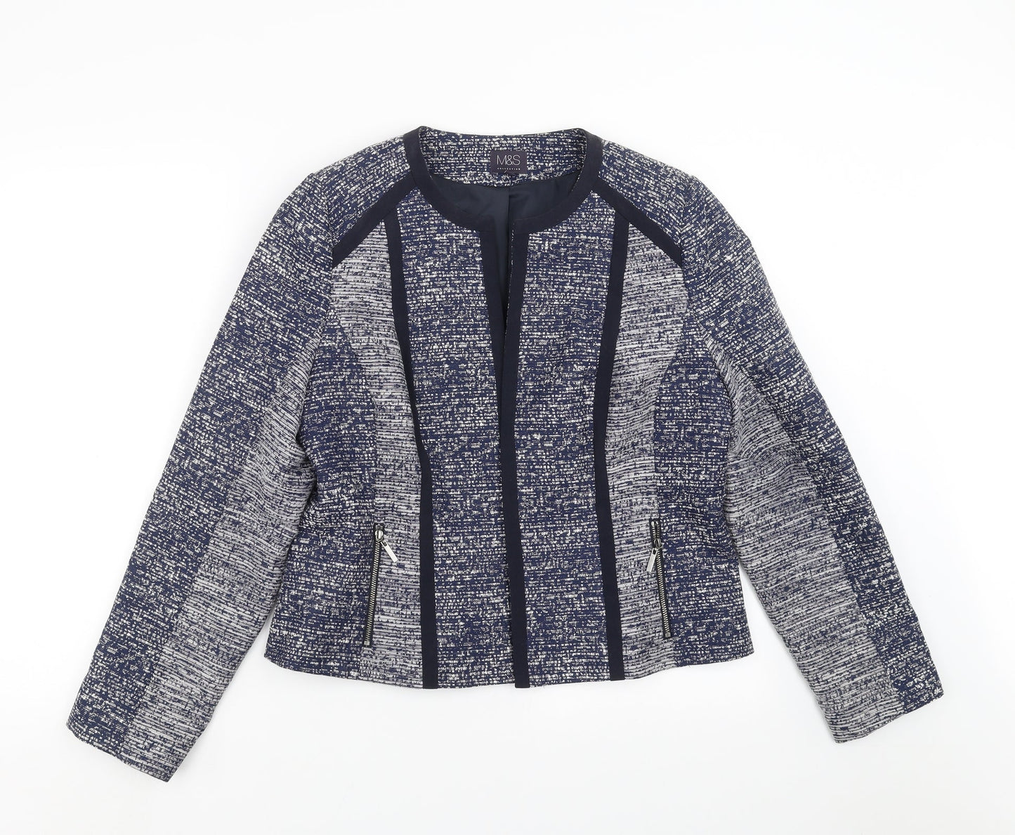 Marks and Spencer Womens Blue   Jacket  Size 14