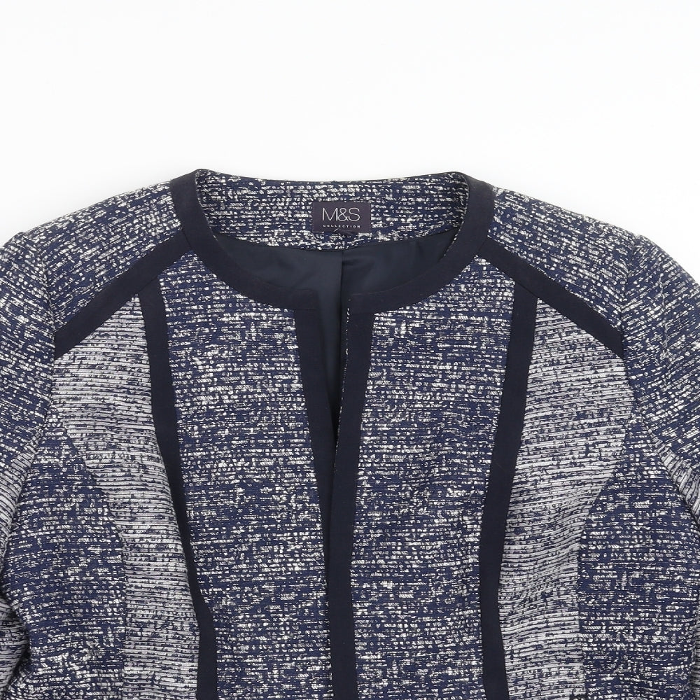 Marks and Spencer Womens Blue   Jacket  Size 14