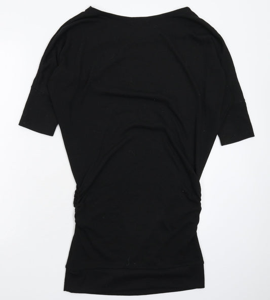 Zenana Womens Black  Knit Jumper Dress  Size M
