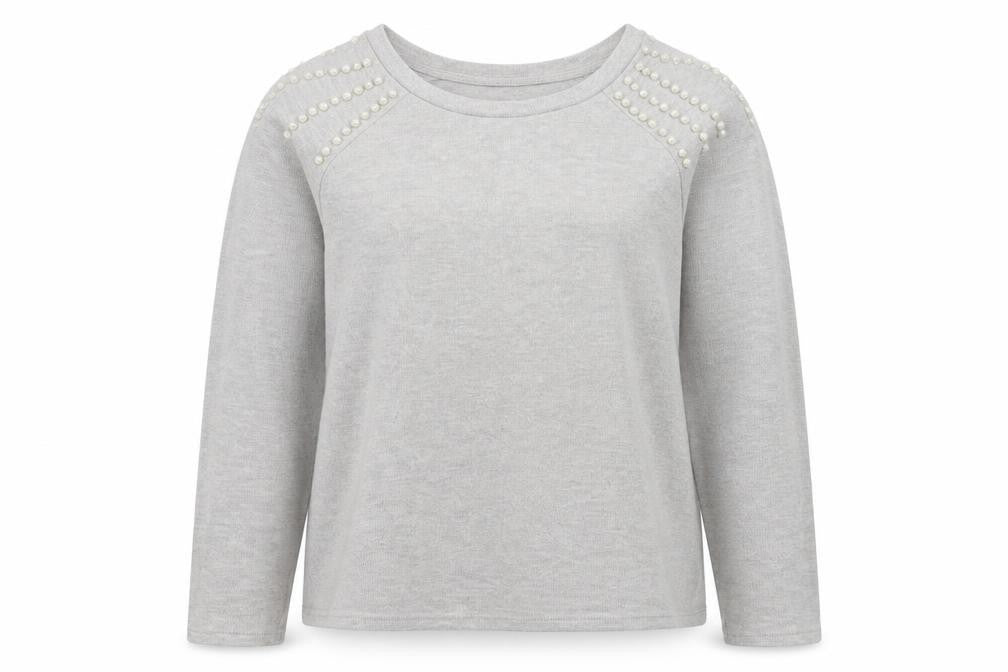 George Womens Grey  Knit Pullover Jumper Size L