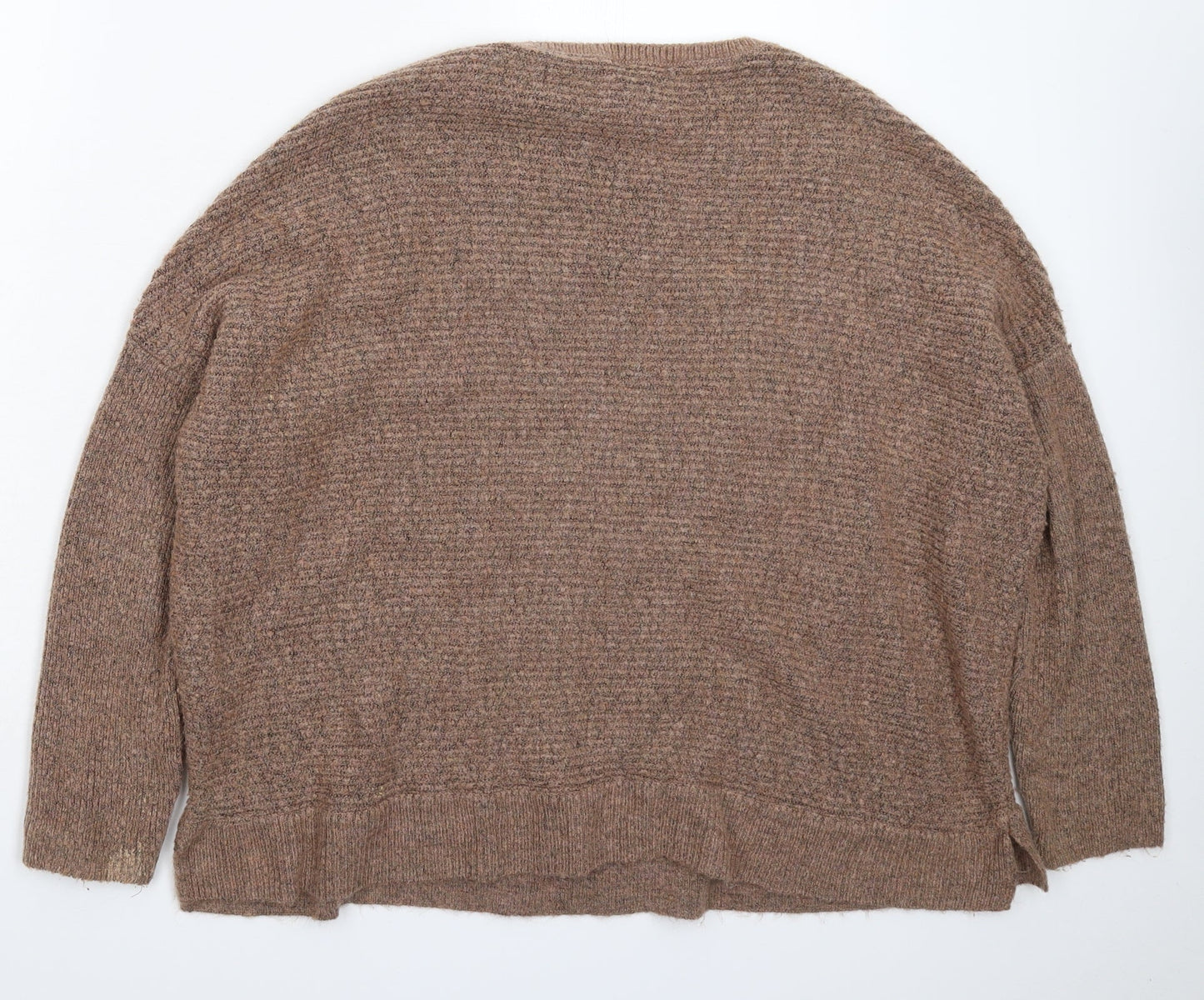 New Look Womens Grey  Knit Pullover Jumper Size S  - Oversized