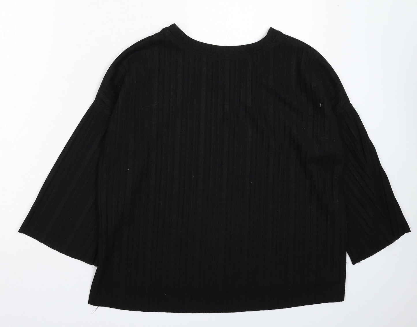 Preworn Womens Black  Knit Pullover Jumper Size XL