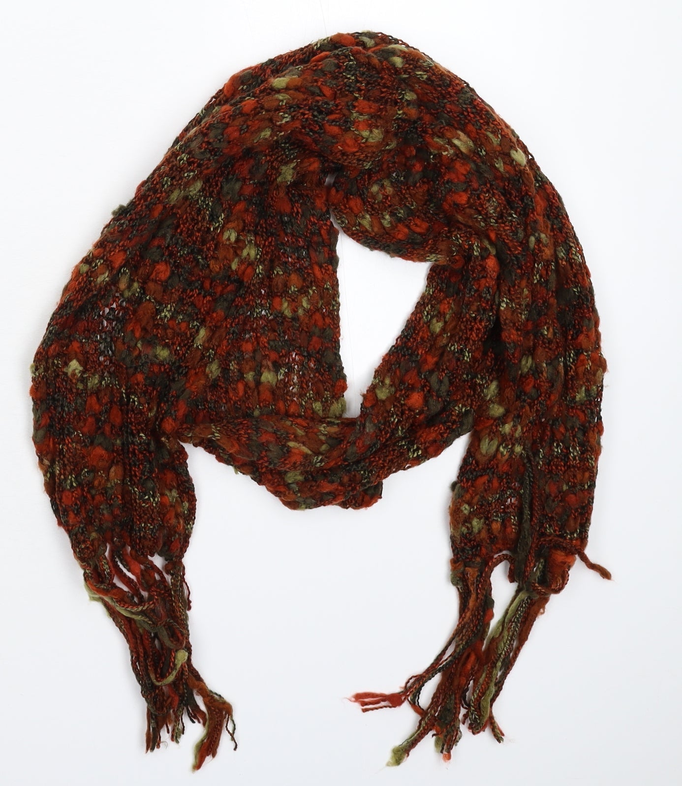 Preworn Womens Brown  Knit  Scarf