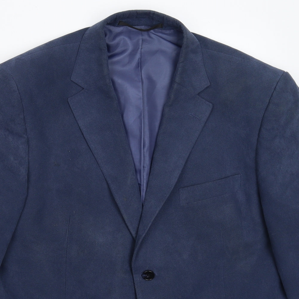 Marks and Spencer Mens Blue   Jacket Suit Jacket Size 42