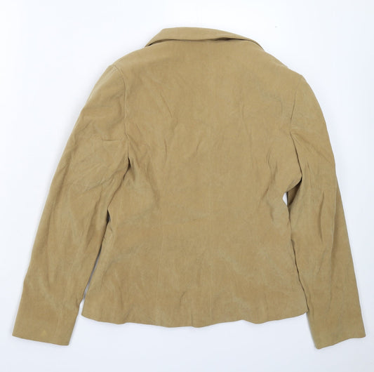 NL Collection Womens Beige   Jacket Blazer Size 12