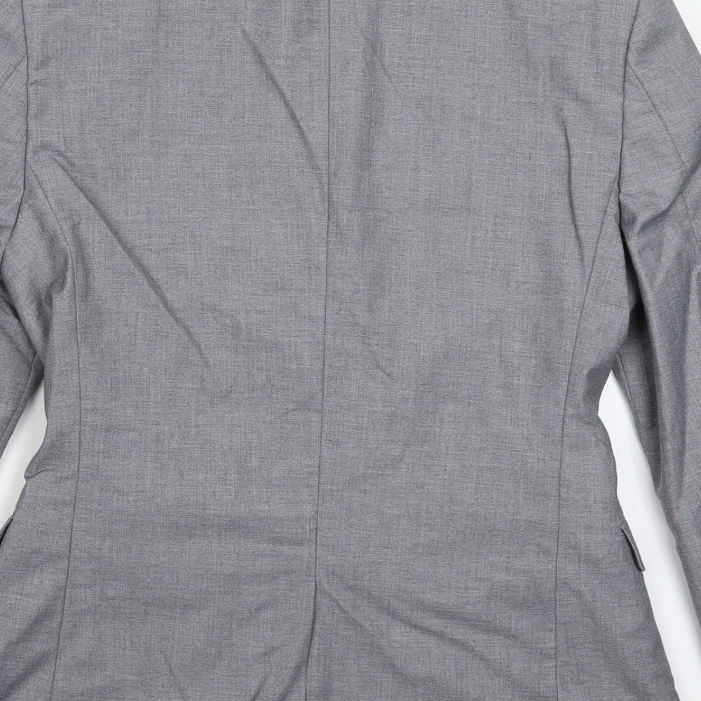 Topman Mens Grey   Jacket Suit Jacket Size 36