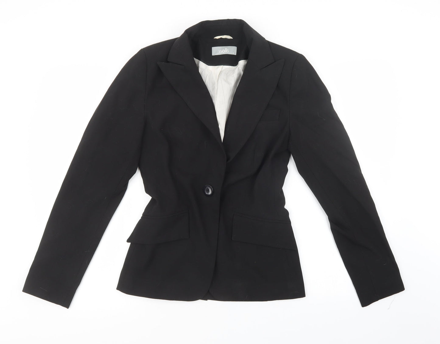 Wallis Womens Black   Jacket Blazer Size 8
