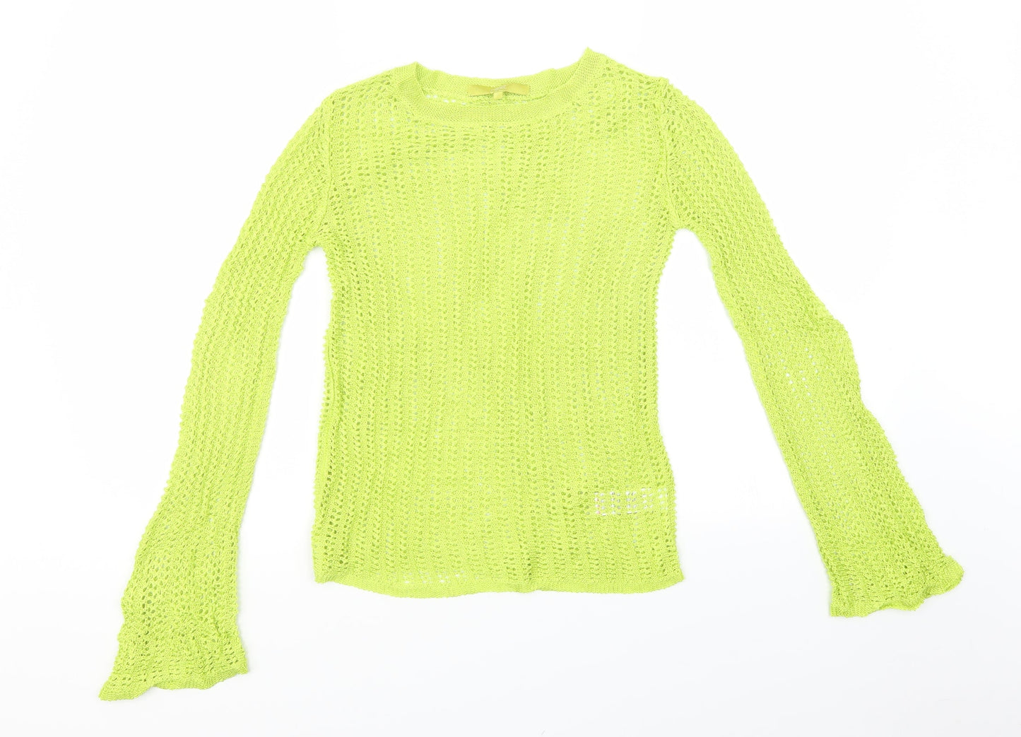 NEXT Womens Green  Knit Pullover Sweatshirt Size 6