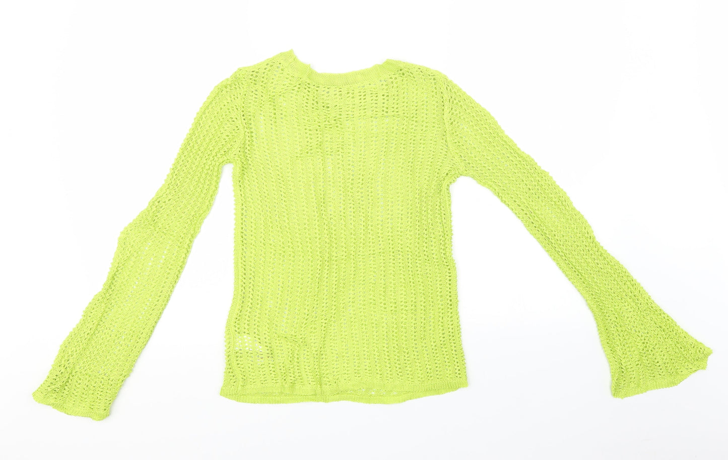 NEXT Womens Green  Knit Pullover Sweatshirt Size 6