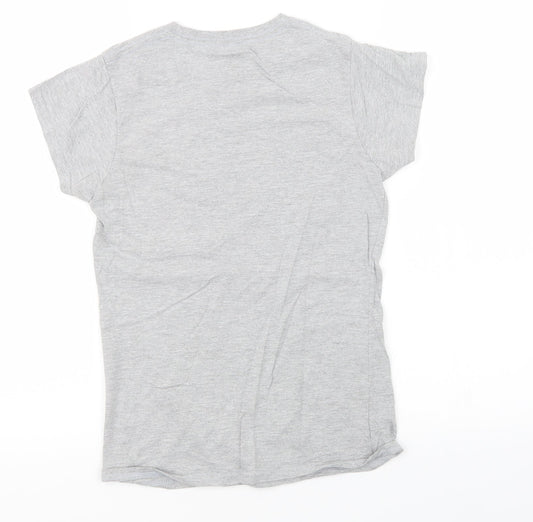 Preworn Womens Grey   Basic T-Shirt Size 6  - Game Of Thrones
