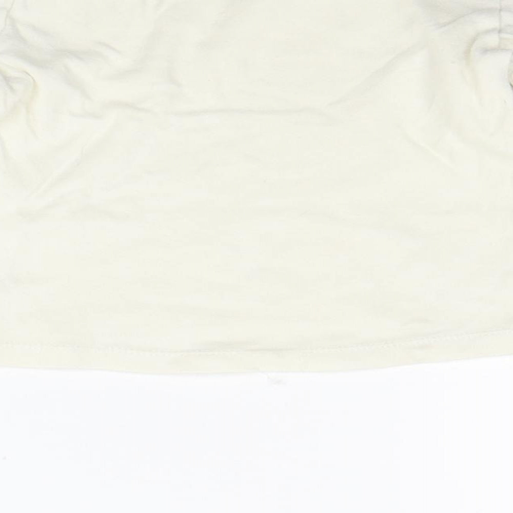 George Girls White   Basic T-Shirt Size 12-18 Months