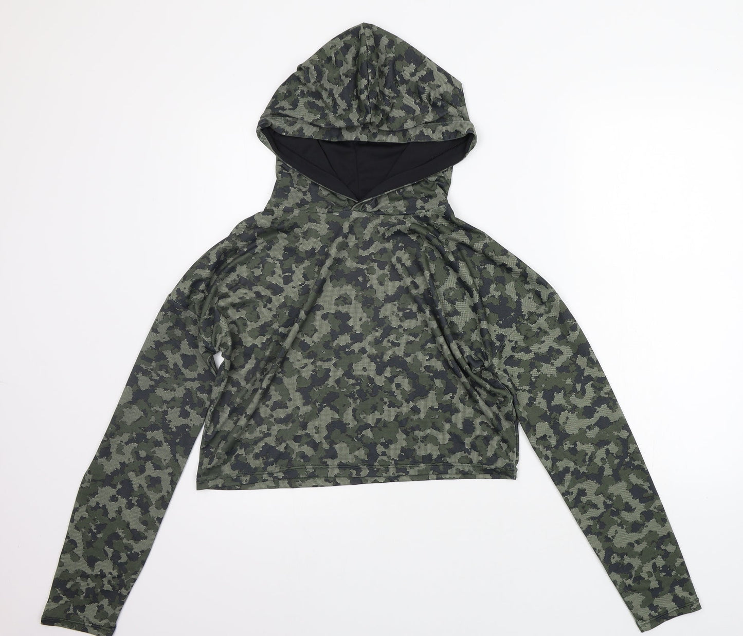 Atmosphere Womens Green Geometric  Pullover Jumper Size 10