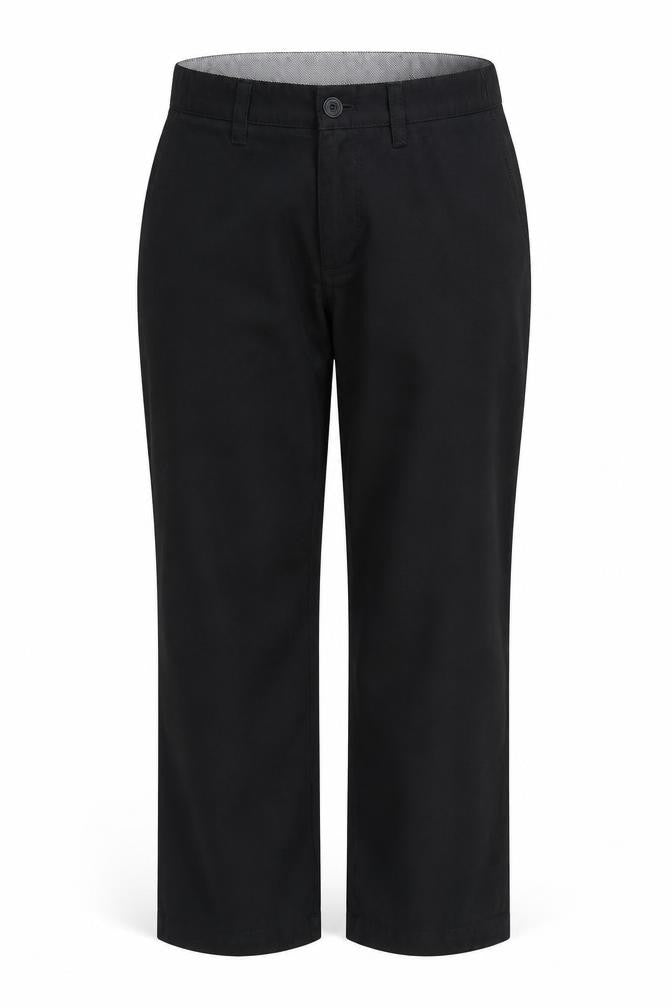 Front view of Maine New England women’s black trousers, size UK 42, in, 30-inch leg