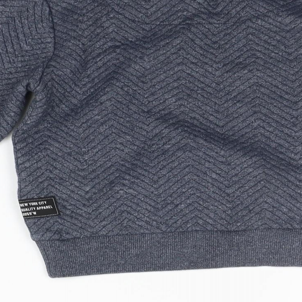 Primark Girls Grey   Henley Jumper Size 4-5 Years