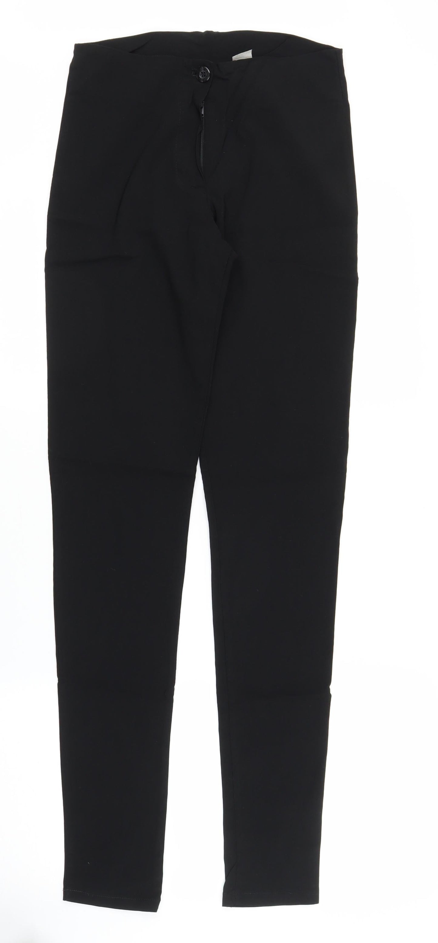 Preworn Womens Black   Carrot Trousers Size 10 L30 in