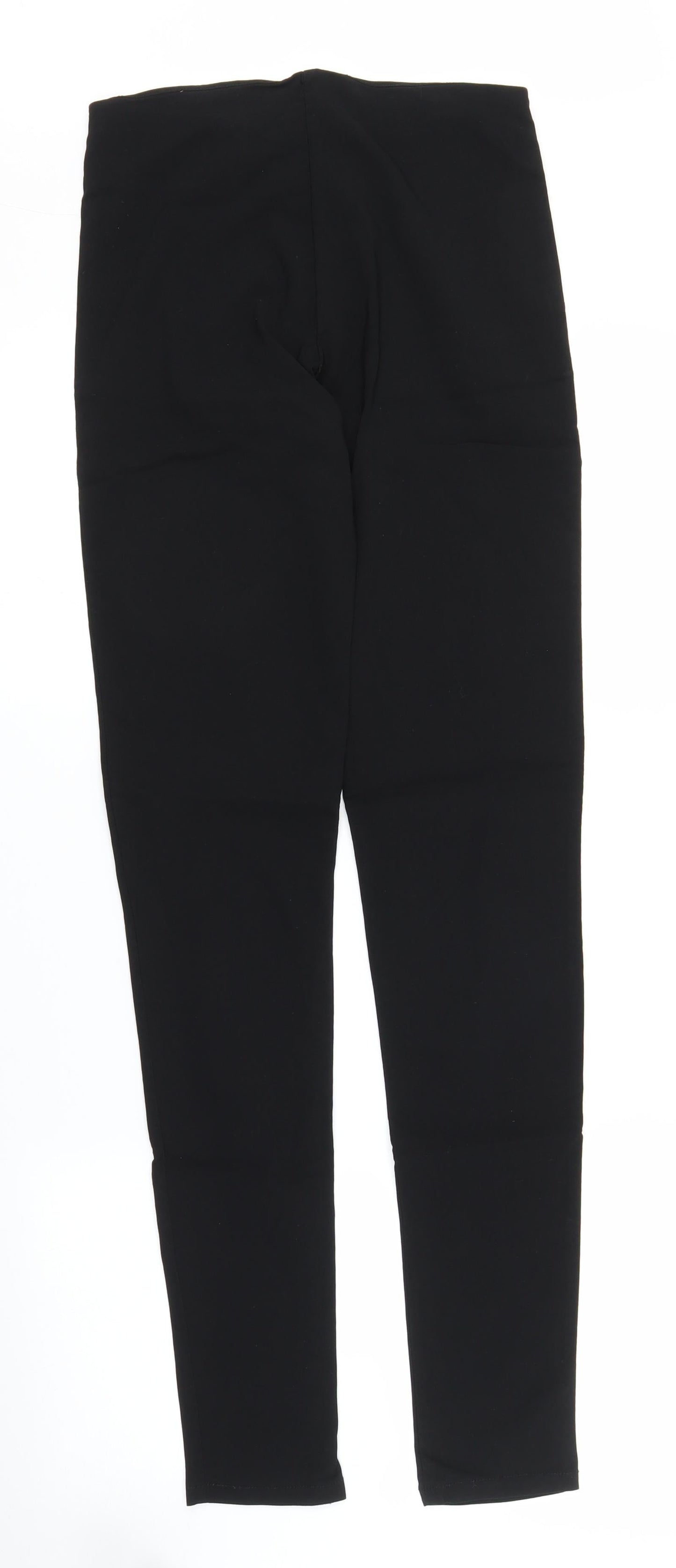 Preworn Womens Black   Carrot Trousers Size 10 L30 in