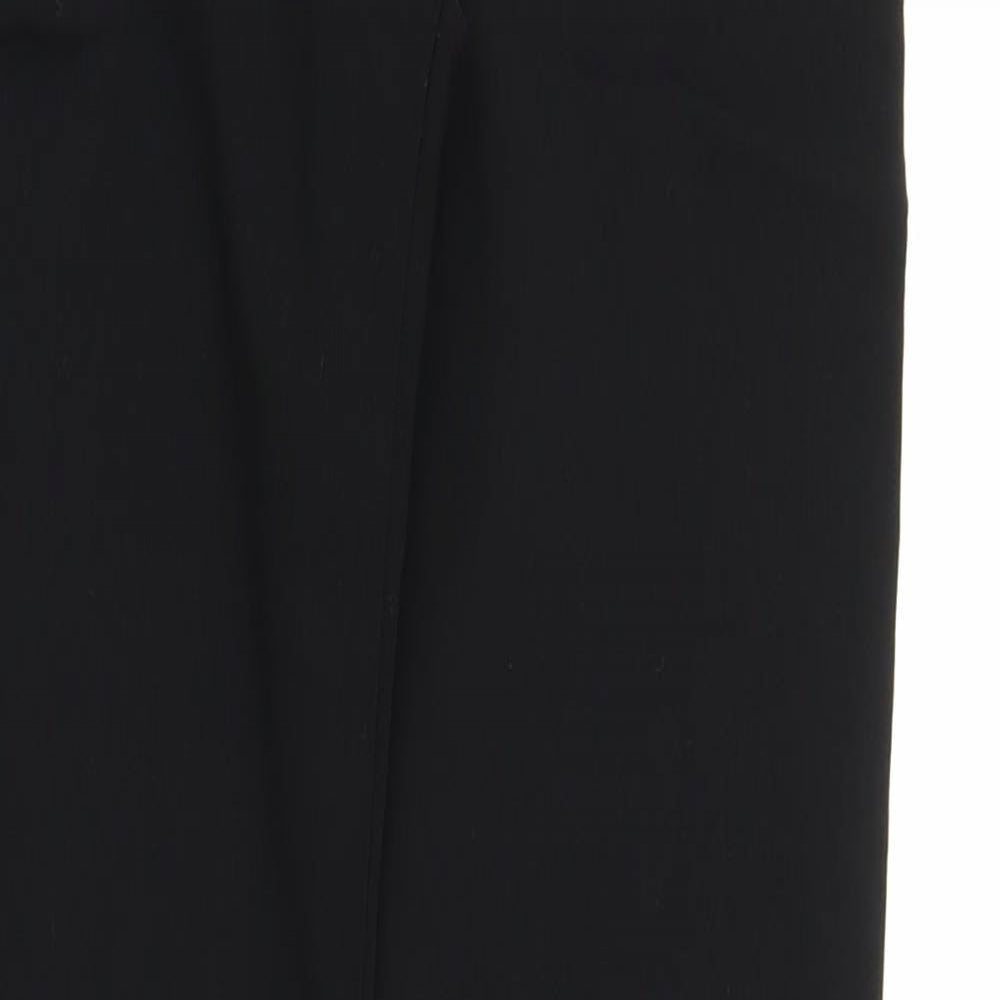Preworn Womens Black   Carrot Trousers Size 10 L30 in