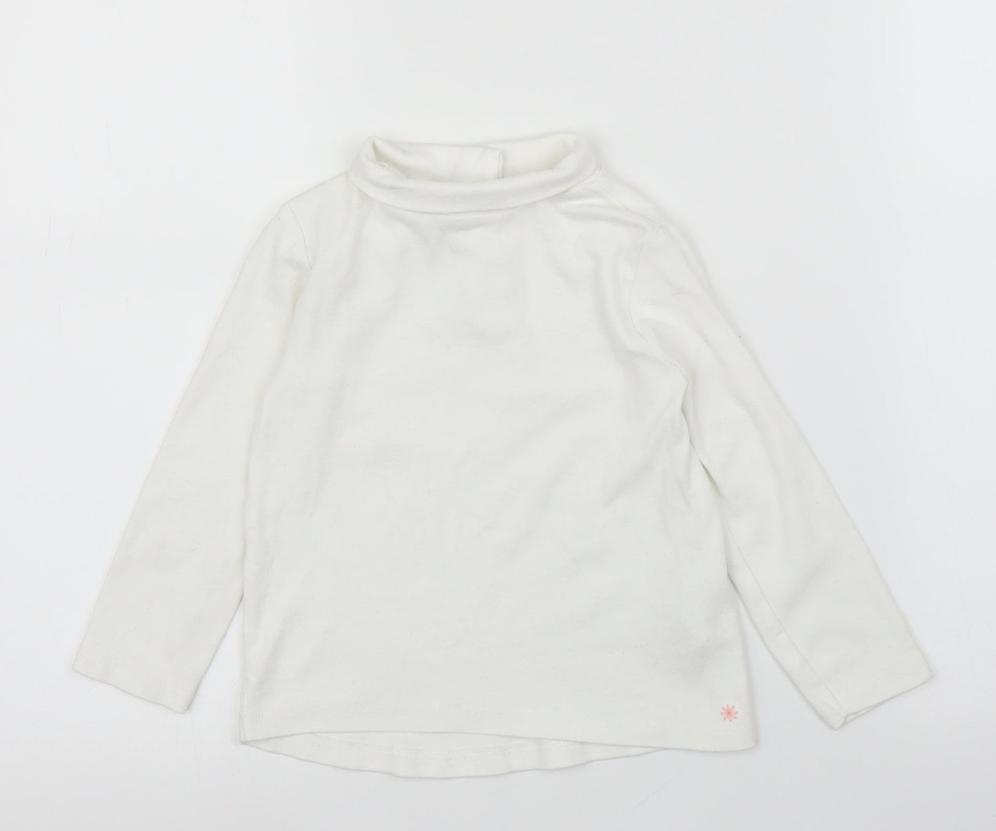 Zara Girls White   Basic T-Shirt Size 3 Years
