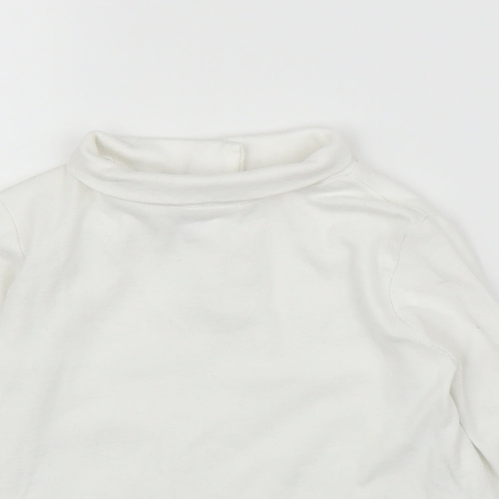 Zara Girls White   Basic T-Shirt Size 3 Years