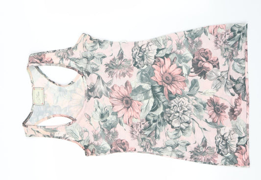Miso Womens Pink Floral  Bodycon  Size 12
