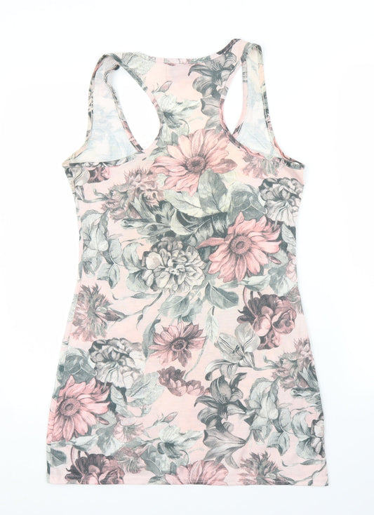 Miso Womens Pink Floral  Bodycon  Size 12