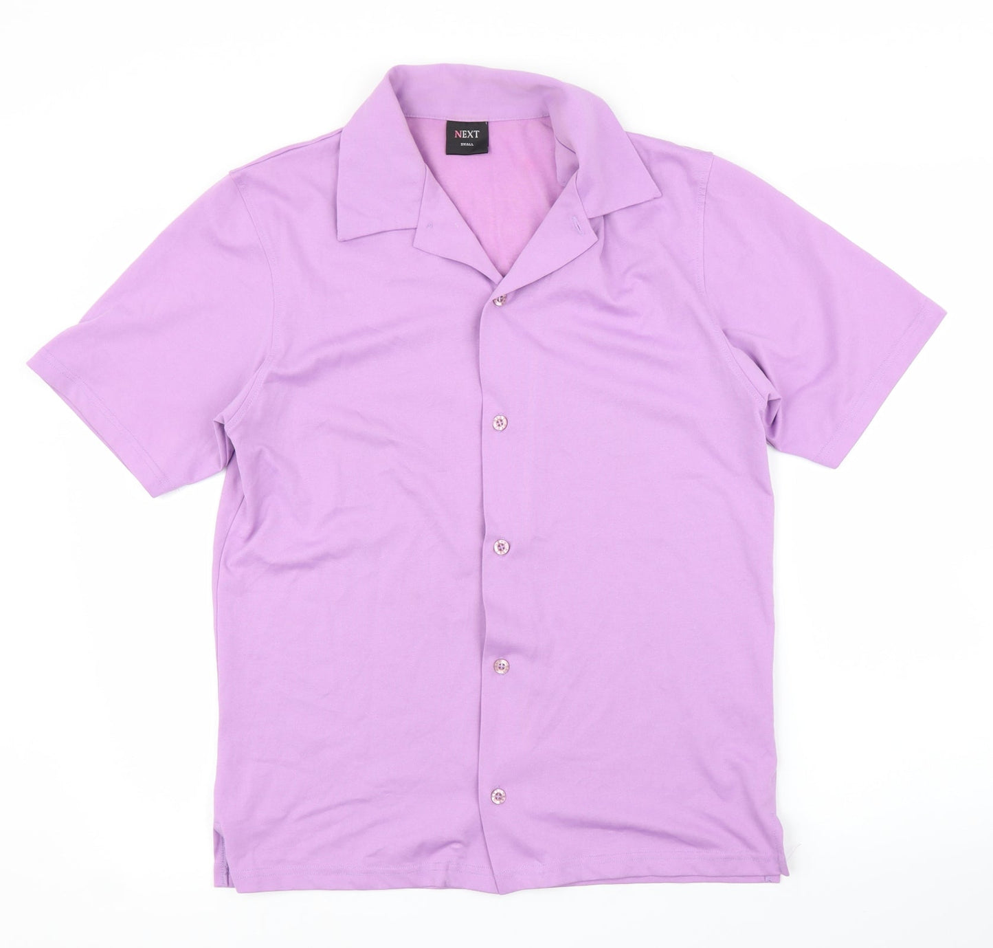 NEXT Mens Purple    Button-Up Size S
