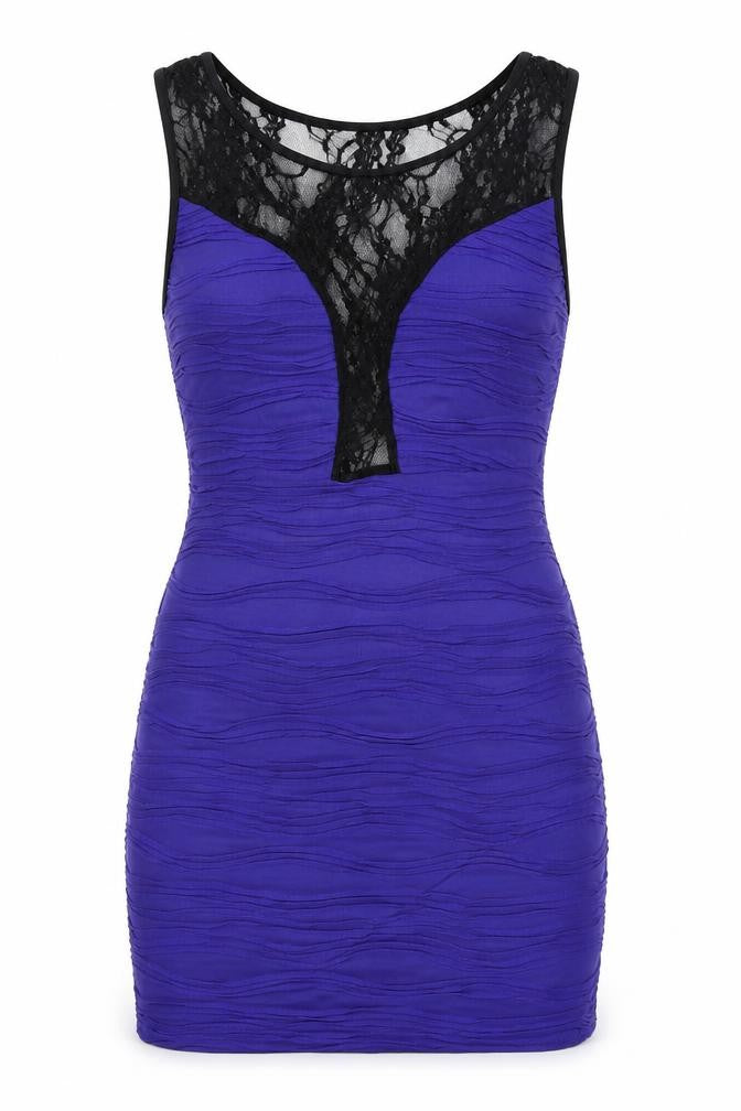 Cameo Rose Womens Blue Bodycon Size M