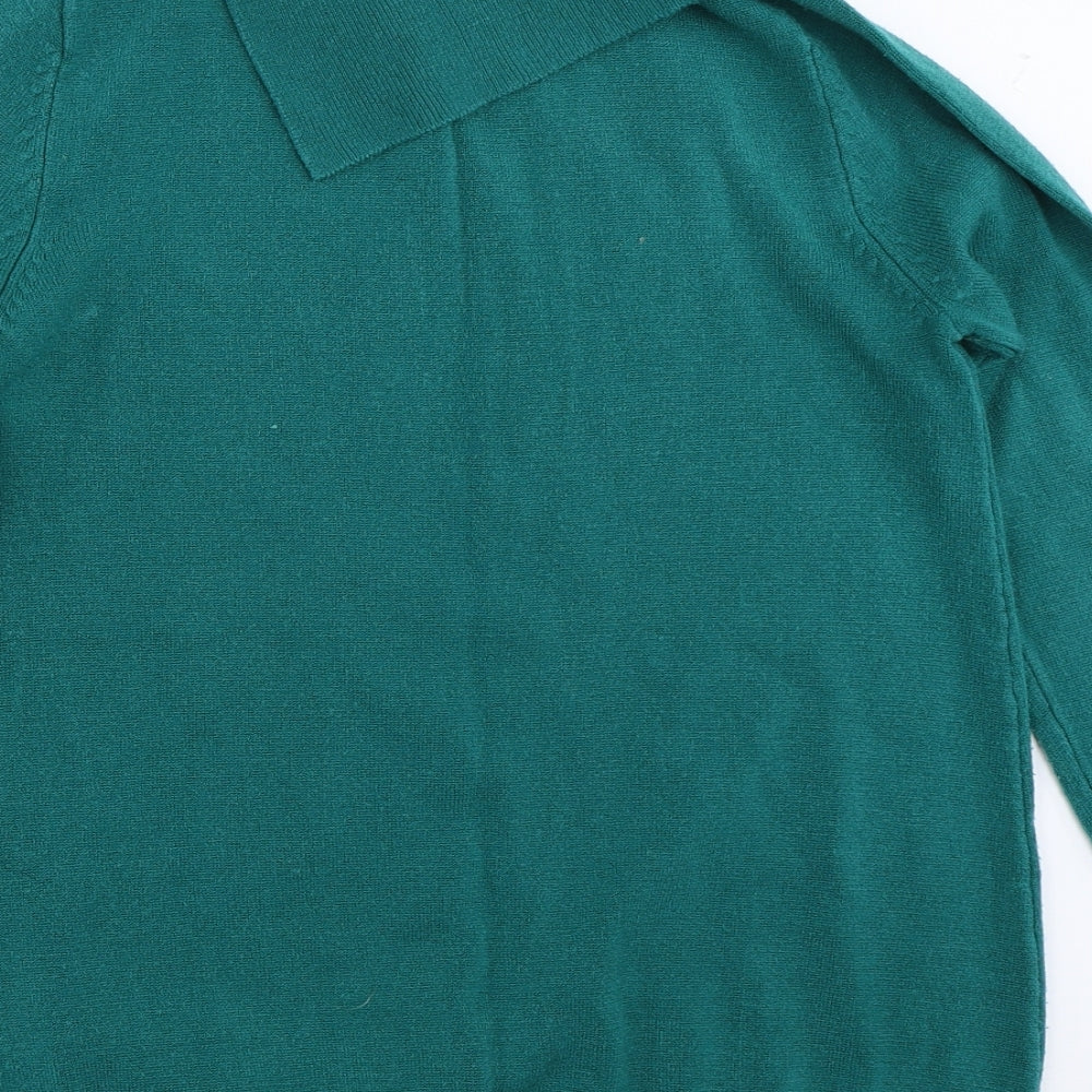 M&Co Womens Green   Pullover Jumper Size 12