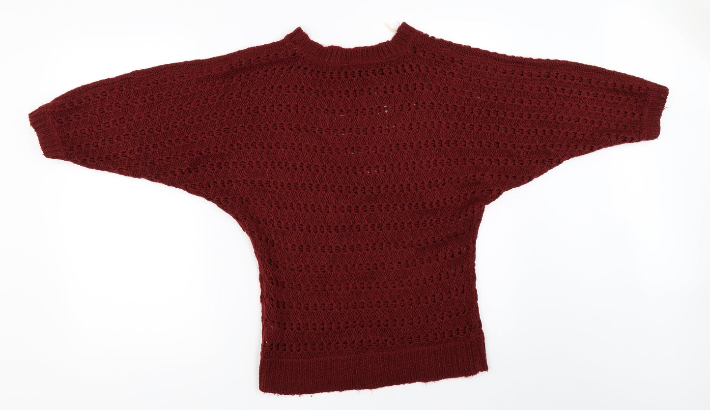 Select Womens Red   Pullover Jumper Size 10