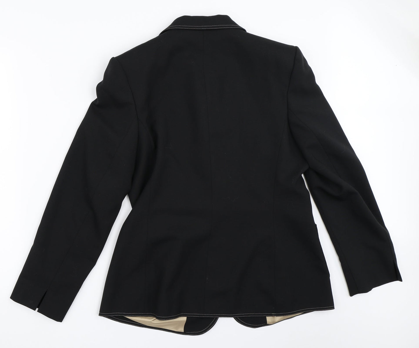 Eddy Taylor Womens Black   Jacket Blazer Size 16